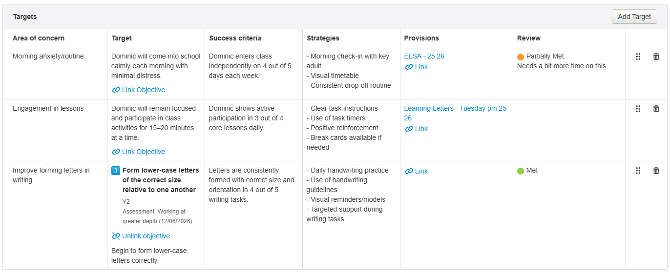 Pupil Learning Plan
